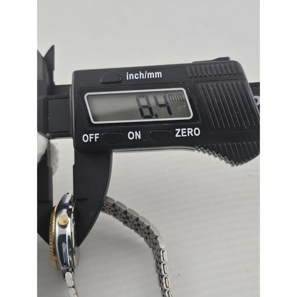 Vintage Lorus V827 Ladies President Style Fluted Bezel Day Date NOS New Battery - Picture 10 of 11